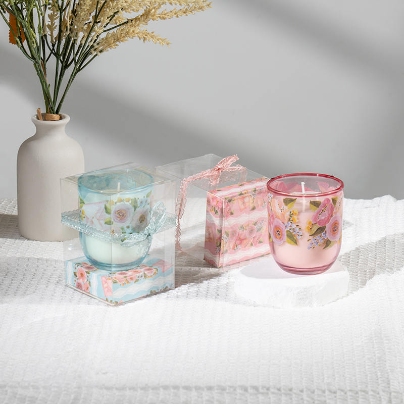 Świece zapachowe w okrągłym szklanym kubku na Dzień Mamy - Producent świec sojowych Eco