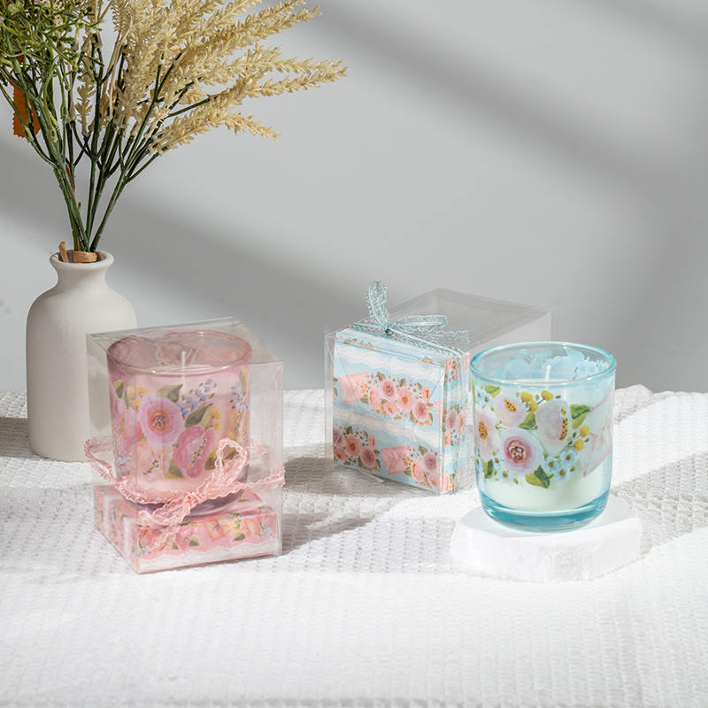 Świece zapachowe w okrągłym szklanym kubku na Dzień Mamy - Producent świec sojowych Eco